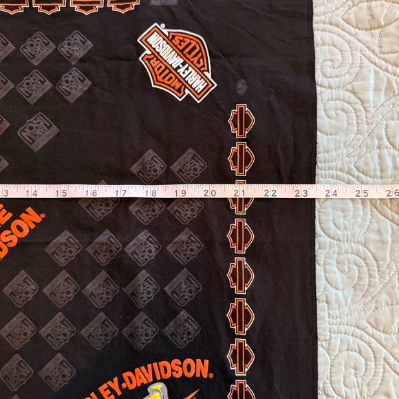 Harley-Davidson Lake Shore Illinois Black Bandana - Picture 4 of 5